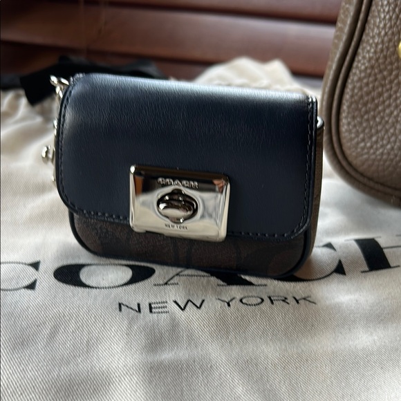 Coach Black and Brown Micro/Charm bag - Picture 1 of 6